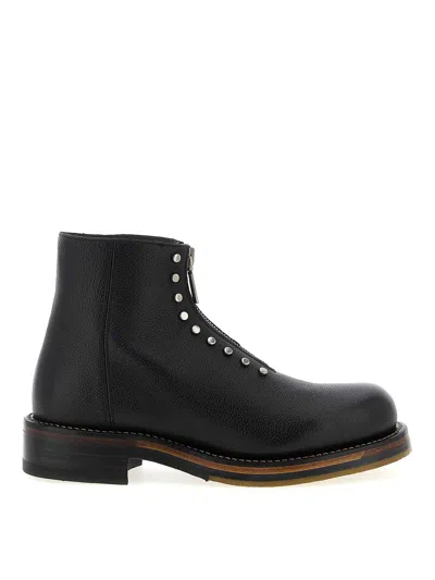 Alexander Mcqueen Maker Ankle Boots In Black