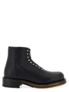 Alexander Mcqueen Maker Zip Ankle Boots In Grained Leather In Black
