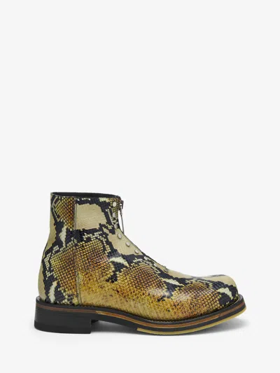 Alexander Mcqueen Maker Boot In Brown