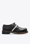 Alexander Mcqueen Maker Studded Leather Derby Shoes In Black