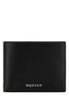 Alexander Mcqueen Leather Bifold Wallet With In Multicolor