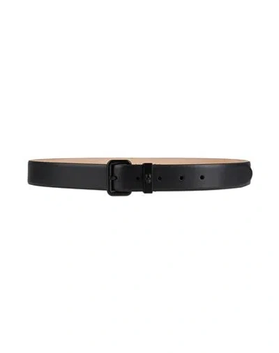 Alexander Mcqueen Man Belt Black Size 39.5 Leather