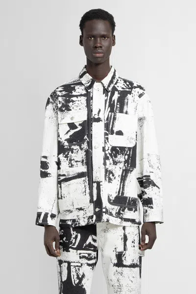 Alexander Mcqueen Man Black&white Jackets