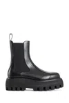 Alexander Mcqueen Man Black Boots In Black