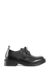Alexander Mcqueen Man Black Lace-ups In Black