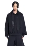 Alexander Mcqueen Man Black Sweatshirts In Black