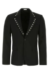 ALEXANDER MCQUEEN ALEXANDER MCQUEEN MAN BLACK WOOL BLAZER