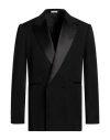 ALEXANDER MCQUEEN ALEXANDER MCQUEEN MAN BLAZER BLACK SIZE 40 WOOL, SILK