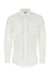 Alexander Mcqueen Long Sleeved Pocket Detailed Shirt In Multicolor