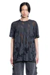 Alexander Mcqueen Alexander Mc Queen Charcoal Black Cotton T Shirt