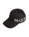 Alexander Mcqueen Man Hat Black Size M Cotton, Polyester