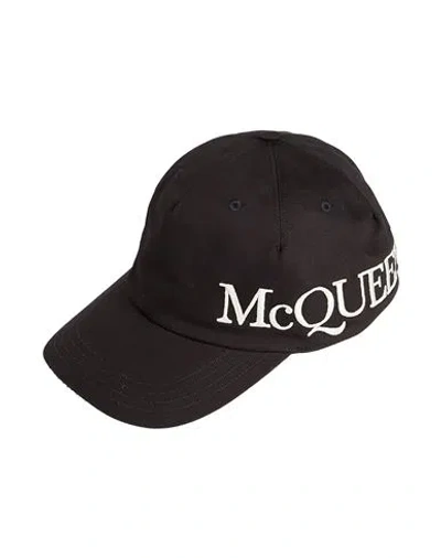 Alexander Mcqueen Man Hat Black Size L Cotton, Polyester