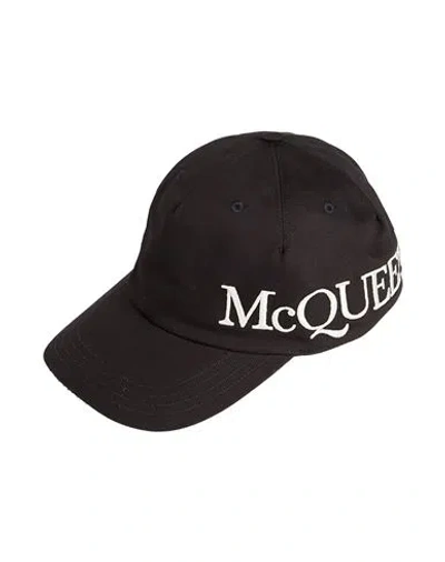 Alexander Mcqueen Man Hat Black Size M Cotton, Polyester