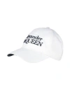Alexander Mcqueen Man Hat Cream Size 7 ⅛ Cotton, Polyester In White
