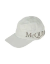 Alexander Mcqueen Man Hat Light Green Size S Cotton, Polyester