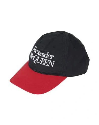 Alexander Mcqueen Man Hat Navy Blue Size 7 ⅜ Cotton, Polyester