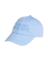 Alexander Mcqueen Man Hat Sky Blue Size S Cotton, Polyester