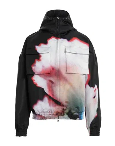 Alexander Mcqueen Alexander Mc Queen Floral Print Windbreaker Jacket In Multicolour
