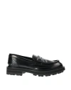 ALEXANDER MCQUEEN ALEXANDER MCQUEEN ALEXANDER MCQUEEN BLACK LOAFERS MAN LOAFERS BLACK SIZE 9 LEATHER