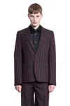 Alexander Mcqueen Shadow Stripe Blazer In Multicolor