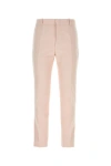 Alexander Mcqueen Delicate Hue Twill Pant In Pink