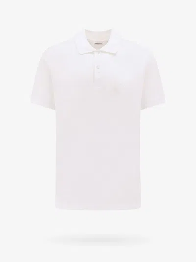 Alexander Mcqueen Man Polo Shirt Man White Polo Shirts