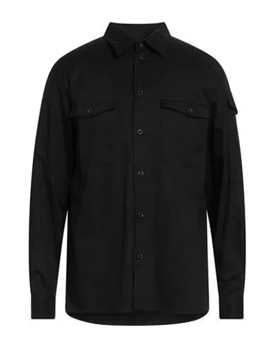 Alexander Mcqueen Man Shirt Black Size 16 Cotton
