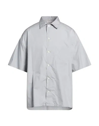 Alexander Mcqueen Man Shirt Light Grey Size 16 Cotton