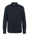 Alexander Mcqueen Man Shirt Navy Blue Size 16 ½ Cotton