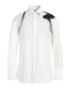Alexander Mcqueen Cut-out Harness Long-sleeved Shirt In White
