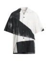 Alexander Mcqueen Alexander Mc Queen White/black Printed Shirt In White