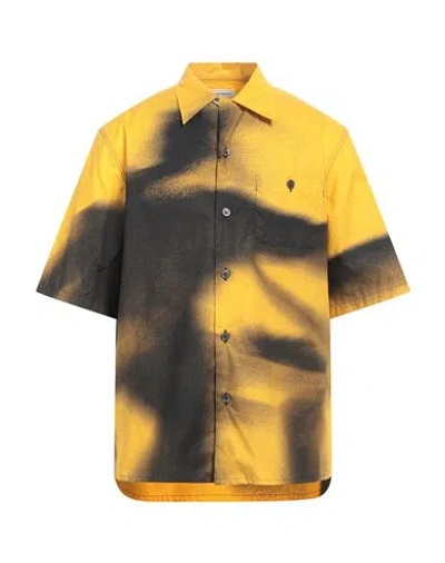 Alexander Mcqueen Man Shirt Yellow Size 16 ½ Cotton