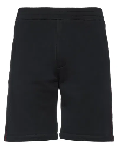 Alexander Mcqueen Man Shorts & Bermuda Shorts Black Size L Cotton, Polyester