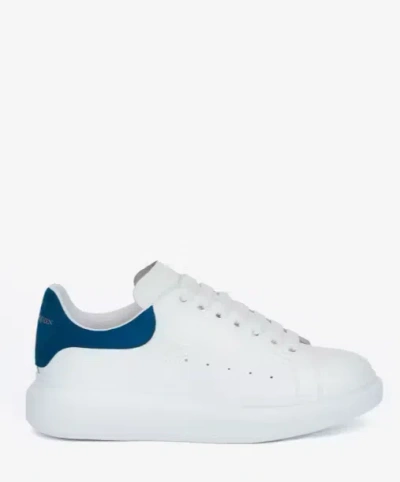 Pre-owned Alexander Mcqueen Man Sneaker Oversize White / Paris Blue 553680 9086