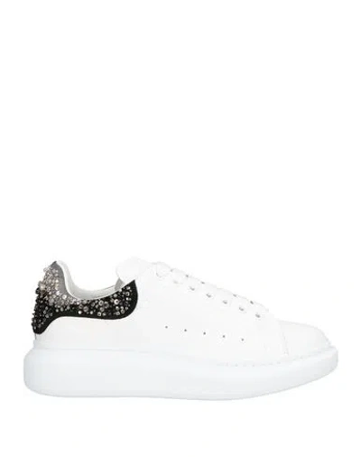 Alexander Mcqueen Man Sneakers White Size 9 Leather