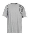 Alexander Mcqueen Plain Knitted T-shirt In Grey