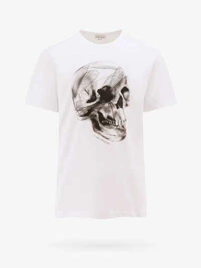 Alexander Mcqueen Man T-shirt Man White T-shirts