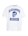 Alexander Mcqueen T-shirt Varsity In White