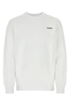 ALEXANDER MCQUEEN ALEXANDER MCQUEEN MAN WHITE COTTON SWEATSHIRT