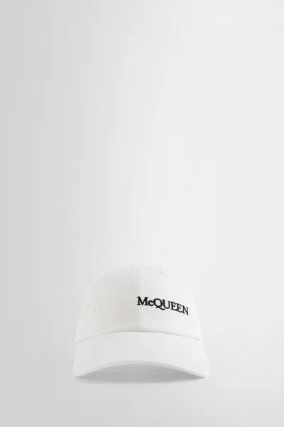 Alexander Mcqueen Man White Hats
