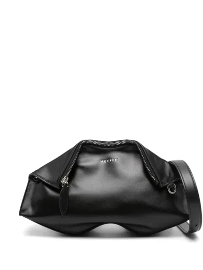 Alexander Mcqueen Manta Clutch In Black