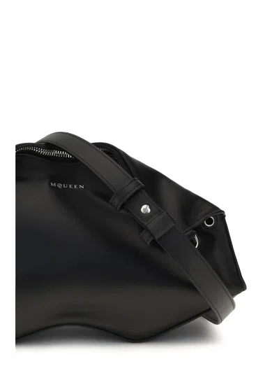 Alexander Mcqueen Manta Clutch In Black