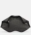 Alexander Mcqueen Manta Embellished Leather Tote Bag In Black