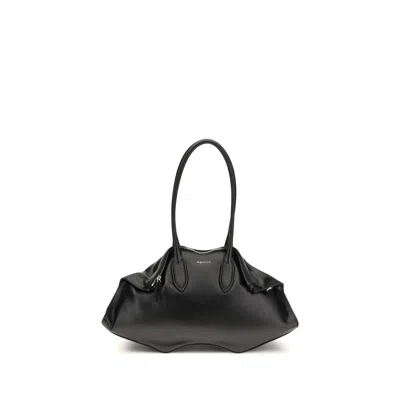 Alexander Mcqueen Manta Shoulder Bag In Black