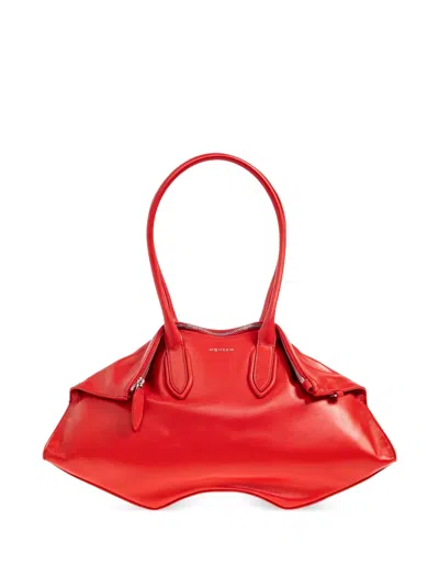 Alexander Mcqueen Manta Tote Bag In Red