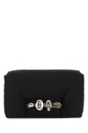 Alexander Mcqueen Black Nylon The Puffy Knuckle Belt Bag In Black