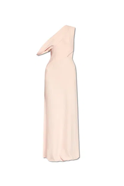 Alexander Mcqueen Maxi Dress With Cutouts In Rosa