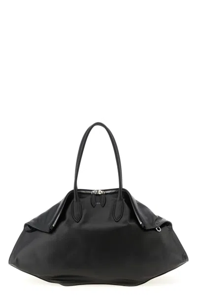 Alexander Mcqueen 'maxi Manta' Shoulder Bag In Black