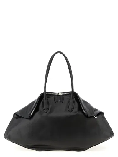 Alexander Mcqueen 'maxi Manta' Shoulder Bag In Black