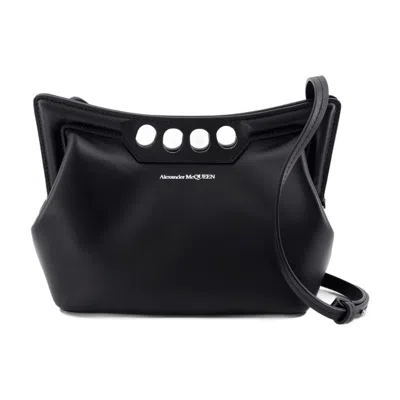 Alexander Mcqueen The Mini Peak Purse Alexander Mc Queen Leather Black